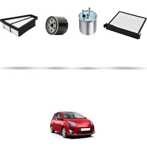 Kit tagliando 4 filtri compatibile con Renault Twingo II 1.5 dci 63kw Dal 2010 (1/5)