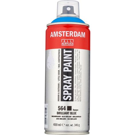 Bombe de peinture Amsterdam 400 ml bleu brillant (1/3)