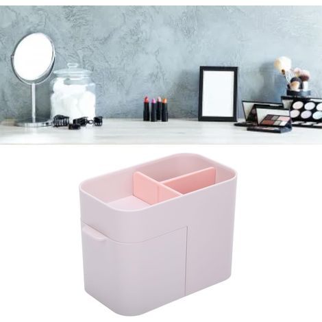 Boîte de rangement pour cosmétiques, support organisateur de maquillage, vitrine de maquillage avec tiroir pour commodes, comptoirs de salle de bain (1/5)