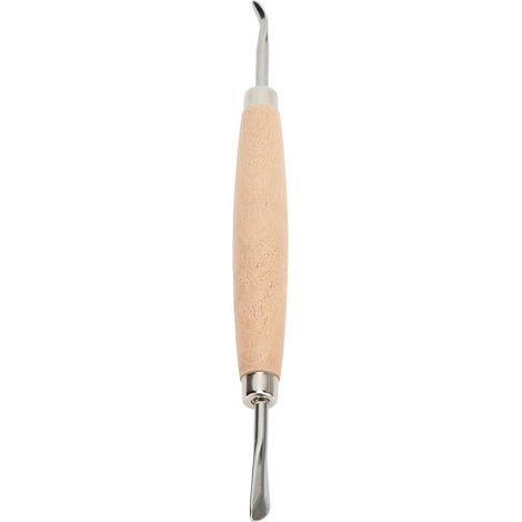 Outils de Sculpture sur Cuir Léger avec Manche en Bois pour Pressage et Découpage des Bords