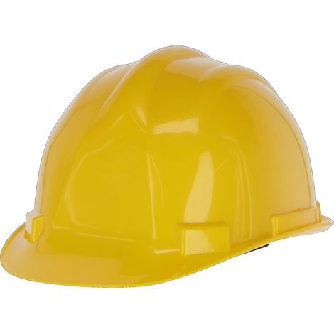 Kerbl Schutzhelm mit Schweißband – Gelb (Kopfumfang 53 cm - 61 cm) 34501 (1/4)