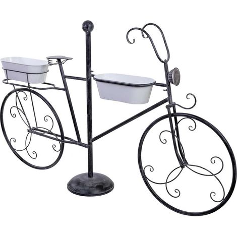 Bici expositor de metal con dos barreños 175x29x108h cm (1/5)