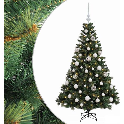 Artificial Christmas Tree with Bauble 120 cm 150 LEDs vidaXL (1/5)