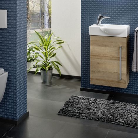 Lanzet K3 Gäste WC Set 45cm Hellbraun, links"-"06370145