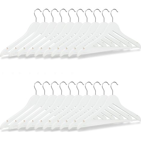 Perchas con barra para pantalones juego de 20