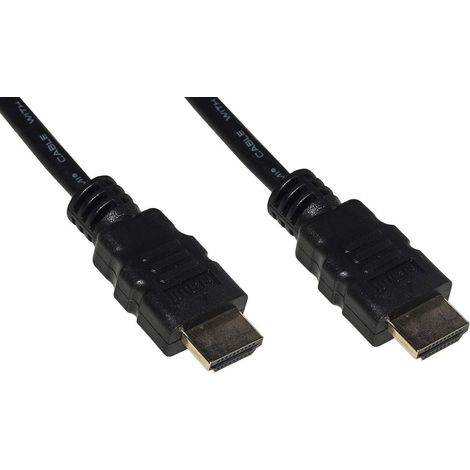 Cable HDMI Link High Speed Con Ethernet LKCHDMI20 4K×2K Contactos Dorados Doble Blindaje 2 M Negro
