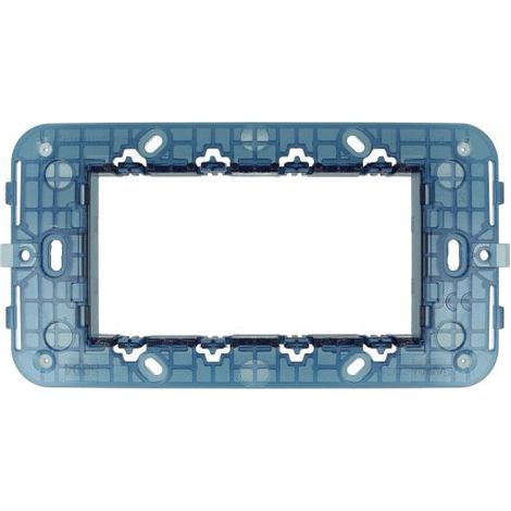 Supporto 504 4M Posti Moduli Compatibile con Vimar Arke'SD95004 (1/2)