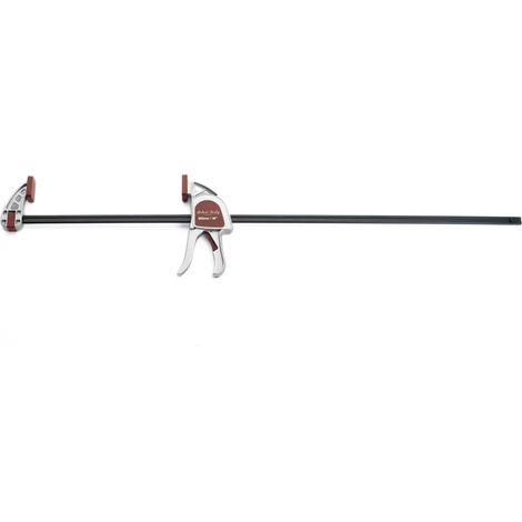 Serre-joint à une main extra robuste 915 mm 36", serrage rapide, fonction écarteur, 300 kg, corps aluminium, profondeur 85 mm (1/5)