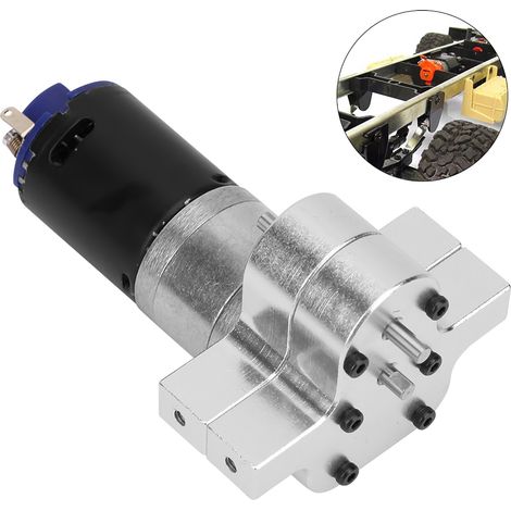 Boîte de transfert métallique 370, accessoire RC pour WPL Henglong C14 C24 B14 B24 B16 B36 (1/5)