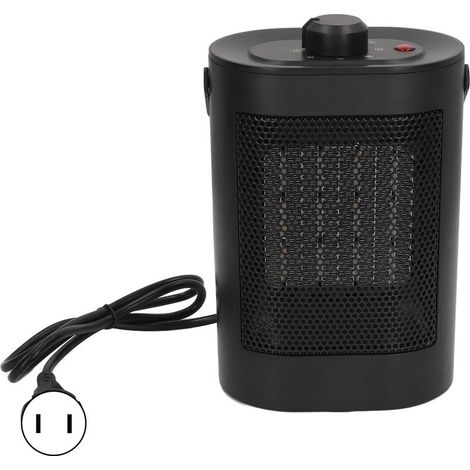 Radiateur céramique électrique 1500W silencieux 3 modes protection surchauffe prise US 110V pour maison (1/5)