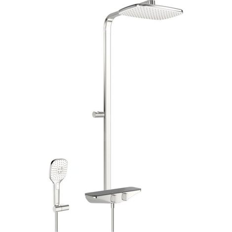 HANSA Colonne de douche à effet pluie HANSAEMOTION 5865 3 jets DN15 Chrome/Gris, 5865017184 (1/4)
