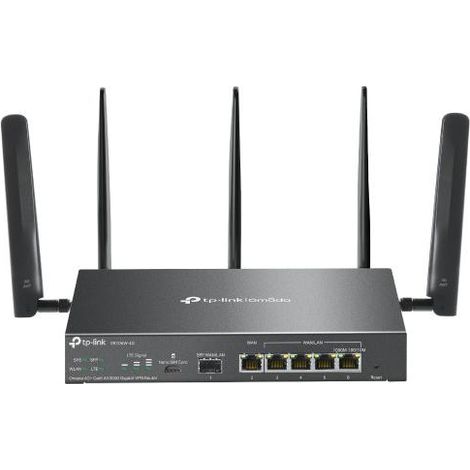 TP-Link Omada ER706W-4G routeur sans fil Gigabit Ethernet Bi-bande (2,4 GHz / 5 GHz) Noir (1/4)