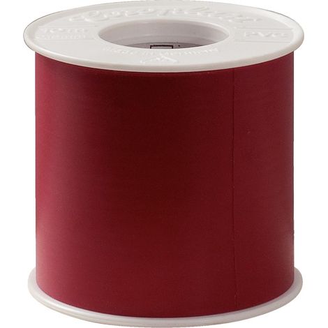 Ruban adhésif avec revêtement isolant, rouge, 102 mm (1/2)