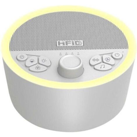 Machine à bruit blanc, Appareil de Sommeil à Bruit Blanc Portable, White Noise Machine avec 29 Sons, Fonction de Mémoire, Minuterie Réglable, Relaxation pour Adulte, Bébé (1/4)