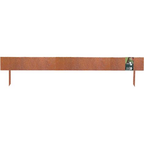 Bordure pelouse acier corten 105x22cm