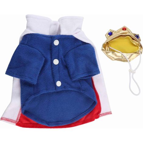 Costume Halloween chien respirant, tenue amusante design tendance pour petits et moyens chiens et chats, vêtement animalier déguisement festif (1/5)