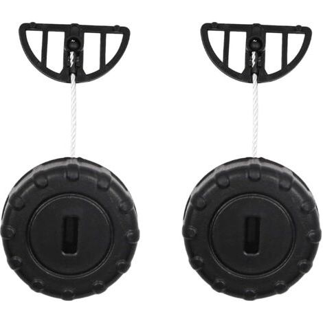 BUNTHAUS Lot de 2 bouchons de réservoir d'huile pour tronçonneuse STIHL MS180 MS170 018 017 MS 180 17 (1/5)