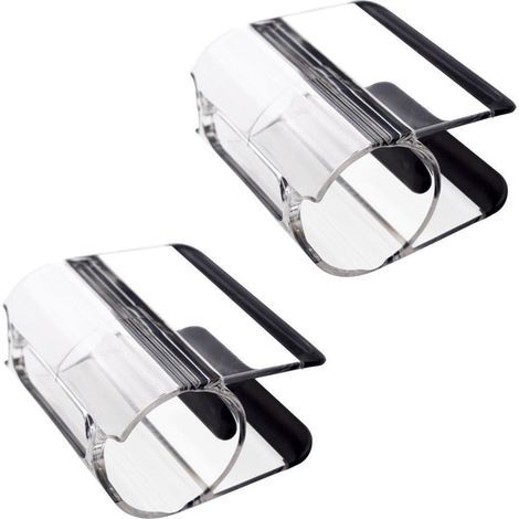 Deux supports de fixation pour aspirateurs Dyson V7, V8, V10 et V11 - Accessoires Dyson V7, V8, V10 et V11 - transparents (1/5)