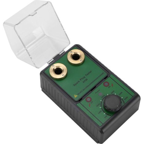 Testeur de bougies d'allumage 12 V pour véhicules à essence, analyseur d'allumage à double trou réglable, prise AU 100-240 V (1/5)