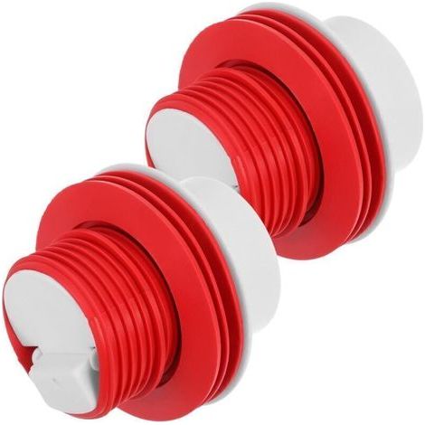 Lot de 2 désodorisants pour tapis d'égout , tête d'évier , bouchon anti-fuite , vanne de vidange pour éliminer les odeurs de tuyaux en PVC (1/4)