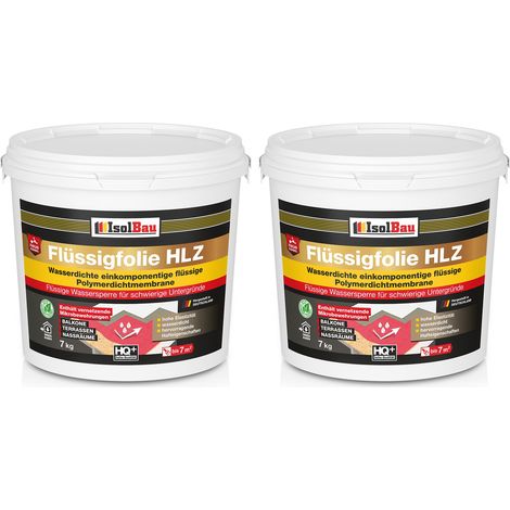 IsolBau Film liquide HLZ pour supports critiques Flüssigfolie Spezial HLZ 14 kg (1/5)