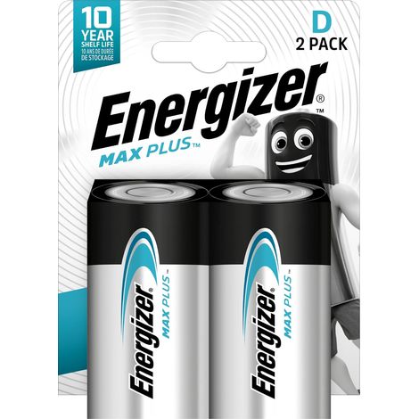 ENERGIZER MAX PLUS Torcia (D) 1300  - 2 pile/blister - EN0040