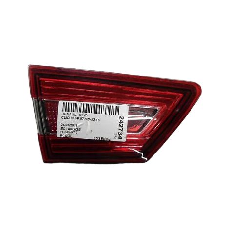 [PRODUIT D'OCCASION] Feu Arrieree Interieur Gauche RENAULT Clio Iv 12-16 ♻️ Ref Oe. 265552424r - Garantie à vie (1/3)