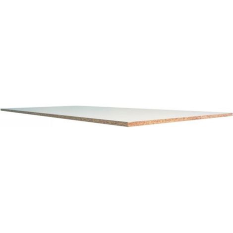 Panneau décoratif mural mélaminé blanc 80x60 cm – Épaisseur 8 mm – Pour intérieur sec – Densité 650 kg/m³