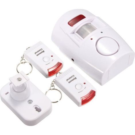 Alarme Sans Fil - Détecteur Infrarouge 8 M - Sirène Extérieure 105 Db - Pour Maison Garage Bateau Caravane Atelier - 1 Pièce (1/2)