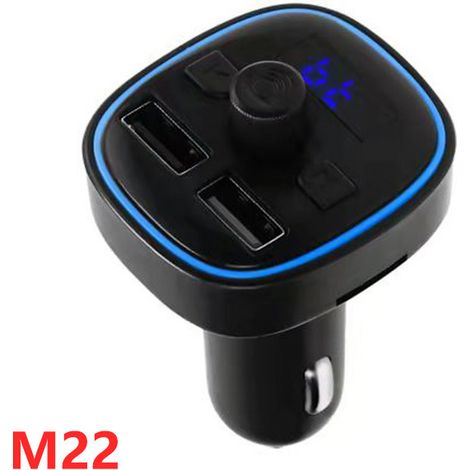 M27 Neues Siebenfarbenlicht V5.0 Auto-Bluetooth-Freisprechsystem mit MP3-Player, FM-Transmitter und Musikplayer -- M22 (1/3)