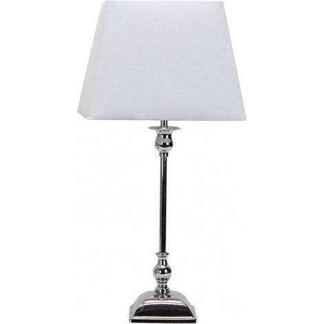 FABRILAMP Percasol Lampada da tavolo E27 Cromo White