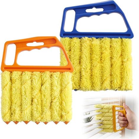 Blind Cleaners, Blue and Orange, Wet Dust Cleaner for Car and Home (1/3)