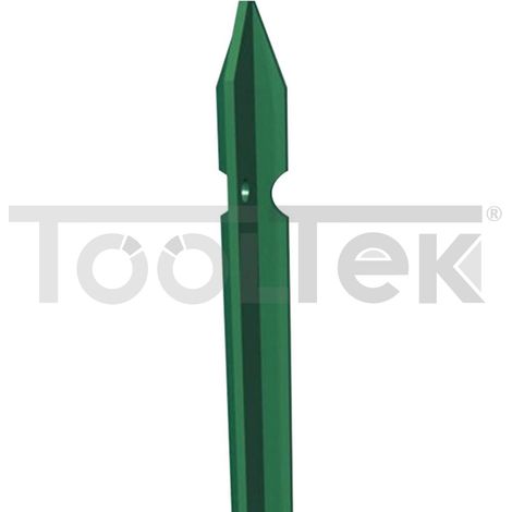 PALO PALETTO FERRO PLASTIFICATO VERDE PALETTI A T 100cm RECINZIONE RETE (1/2)