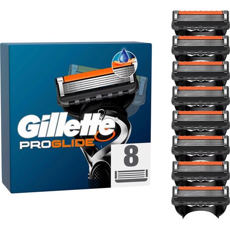 Gillette ProGlide SyGillette ProGlide Systemklingen 8er + Klingenhülle Ersatzklingen