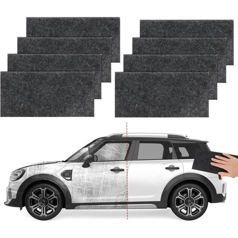 8 Pièces Nano Sparkle Cloth pour Enlever Les Rayures de Voiture Nano Magic Cloth de Voiture pour Réparer Les Rayures (1/4)