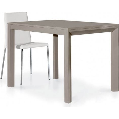 Tavolo Legno Moderno Allungabile Tortora  Dimensione Tavoli: 110 x 70 + 1 allunga 50 cm (1/2)