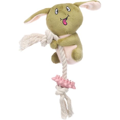 Jouet Koala Vert avec Lanière de 24 cm, Convient aux chiots, Flamant rose (1/3)
