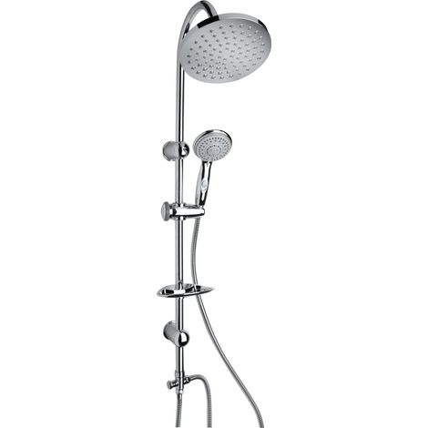 Duschsäule Mit Kopfbrause, Handbrause Und Seifenschale