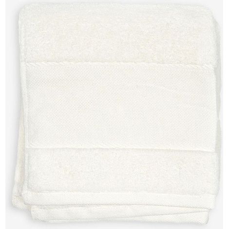 Serviette de toilette - Ecru - 50x100 cm - A broder et personnaliser - DMC