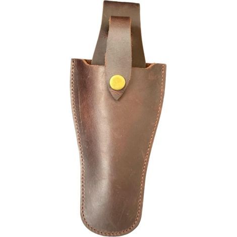 Étui en cuir pour sécateurs ou pinces - Étui robuste en cuir avec passant de ceinture - Pochette à outils pour ciseaux, couteaux de jardin et outils à main (1/5)