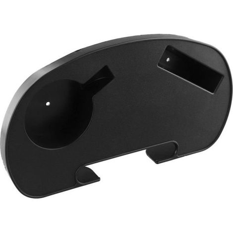1 Porte-gobelet,Plastique Noir,Réglable pour Tubes Ronds,Support Boisson,Chaise Longue,Piscine et Camping (1/5)