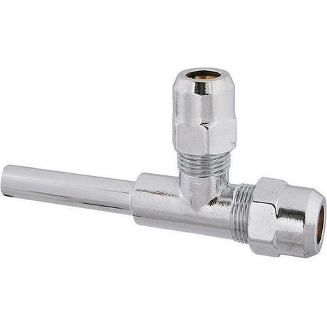 JS T-ABZWEIGSTUECK, 2xQUETSCHVER. M.LAENGENAUSGLEICH, DN10, 3/8", CHR
