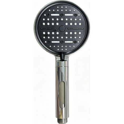 Douchette filtrante 6 modes de jet, finition chromée, raccord G1/2 universel, installation sans outils (1/3)