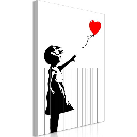 Tableau Couper Banksy (1 Partie) Vertical - 60 x 90 cm (1/4)
