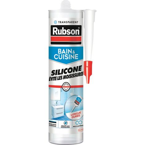 Rubson Dichtstoff Bad & Küche Transparenter Silikon 280ml