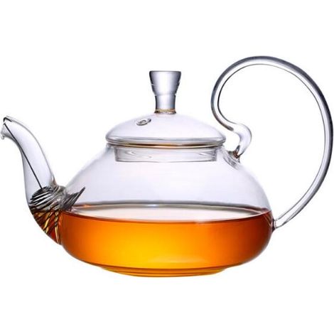 Bouilloire - Verre Borosilicate - 1 2 L - Couvercle En Verre - Compatible Toutes Plaques Y Compris Gaz (1/5)