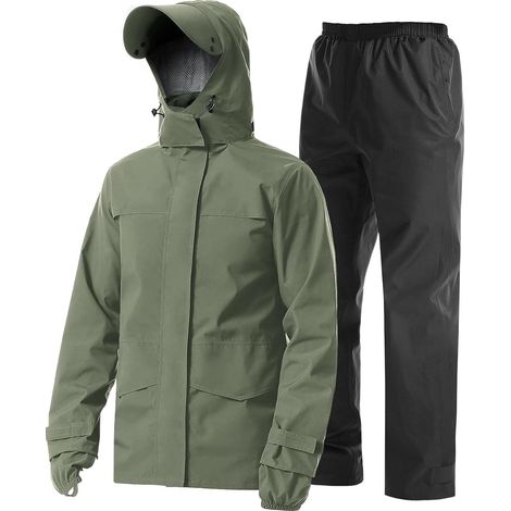 Homme Combinaison de Pluie légère et imperméable Veste de pluie (1/5)