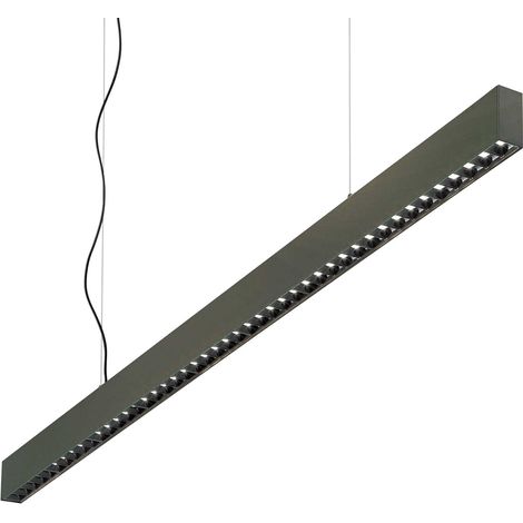 Lampada Lineare Office Alluminio Nero Led 30W 4000K Luce Naturale (1/3)