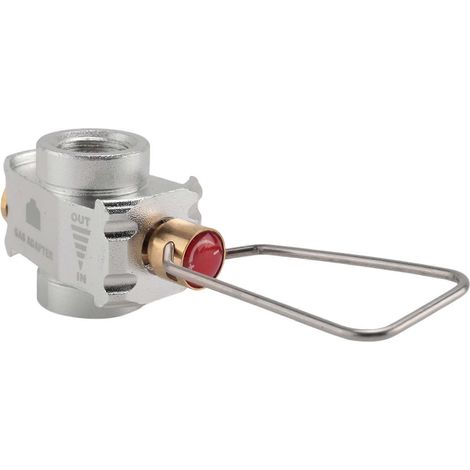 Adattatore per la conversione del gas Camping Gas Saver Plus, per bombole piatte, valvola adattatore per gas da campeggio. (1/5)