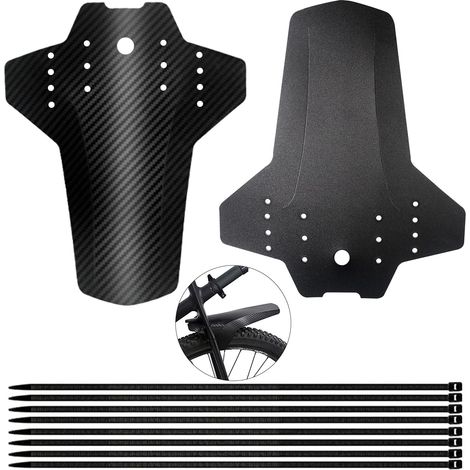 Juego de guardabarros de 2 piezas, guardabarros ajustable para bicicleta de montaña (1/5)
